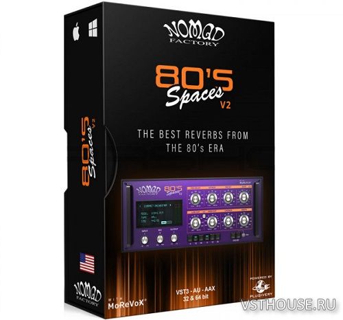 Nomad Factory - 80s Spaces v2 v2.5.0 VST, VST3, AAX x64 [R2R]
