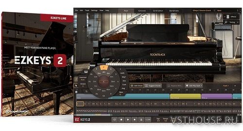 Toontrack - EZkeys v2.1.4 Update STANDALONE, VSTi3, AAX x64