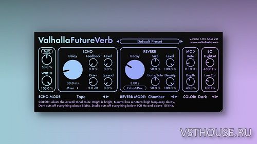 Valhalla DSP - Valhalla FutureVerb v1.0.0.8