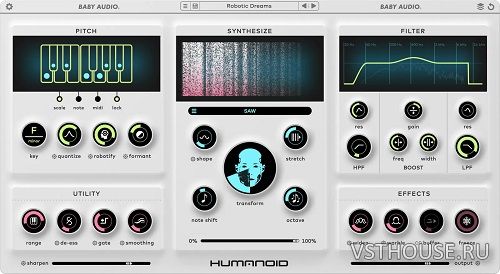 BABY Audio - Humanoid v1.2.0VST, VST3, AAX, AU WIN.OSX x86 x64