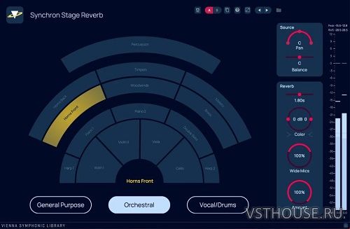 VSL - Synchron Stage Reverb v1.1.644 VST, VST3, AAX x64 VSL - Synchron Stage Reverb v1.1.644 VST, VST3, AAX x64