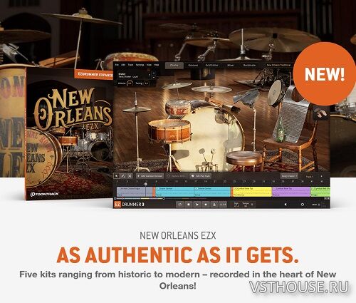 Toontrack - New Orleans EZX v1.0.0 (SOUNDBANK)