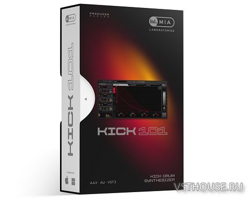 MIA Laboratories - Kick 101 v1.0.0 VST3, AAX х64 [R2R]