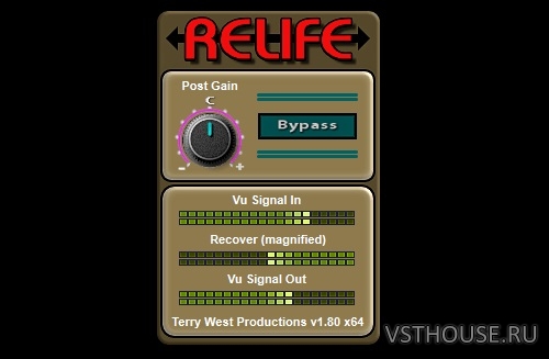 Terry West - Relife v1.65 VST, VST3 x64