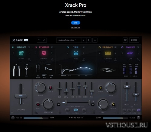 Nuro Audio - Xrack Pro v1.5.1 VST3, AAX x86 x64 [R2R]