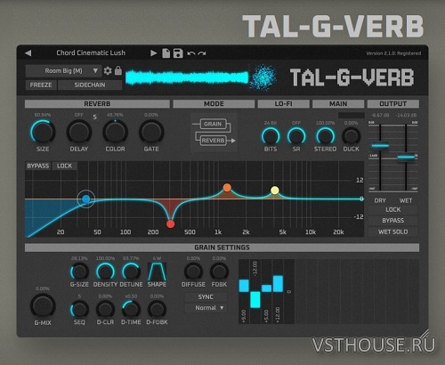 Togu Audio Line - TAL-G-Verb v2.1.0 VST, VST3, AAX x64 [R2R]