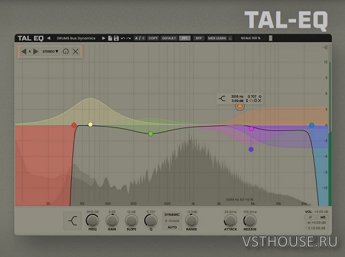 Togu Audio Line - TAL-EQ v1.2.9 VST, VST3, AAX x64 [R2R]