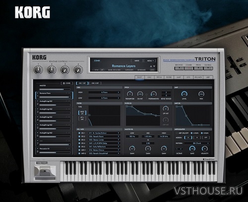 KORG - TRITON v1.4.5 STANDALONE, VSTi3, AAX x64 [R2R, RET]
