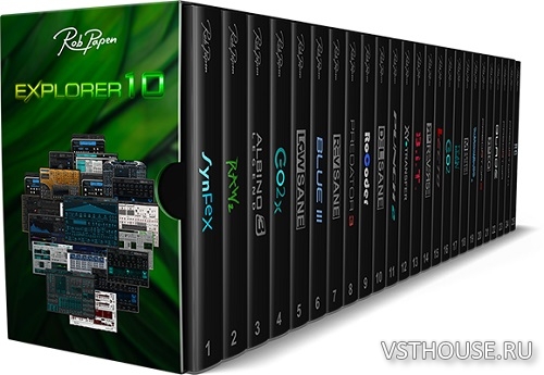 Rob Papen - eXplorer 10 v1.0.8 VST, VSTi, VST3, VSTi3, AAX x64 Rob Papen - eXplorer 10 v1.0.8 VST, VSTi, VST3, VSTi3, AAX x64