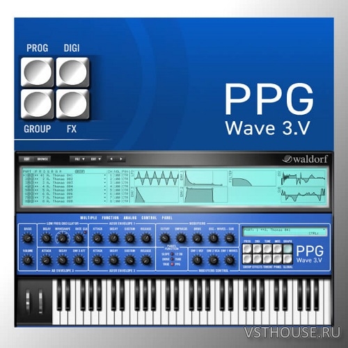 Waldorf - PPG Wave 3 V v2.0.1 VSTi, VSTi3, AAX x64 [R2R]