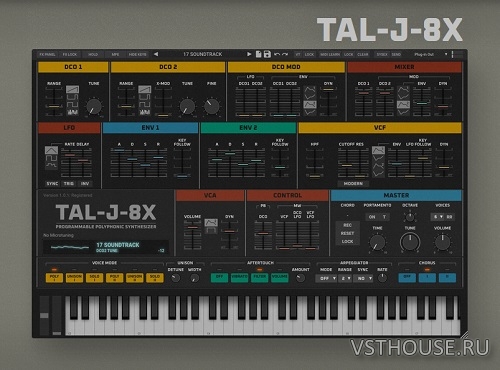 Togu Audio Line - TAL-J8X v1.0.1 VSTi, VSTi3, AAX,CLAP x64 [R2R]
