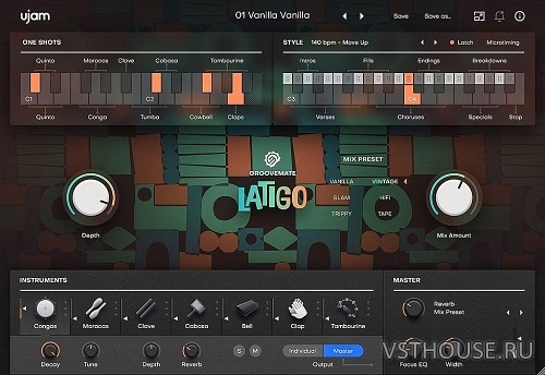UJAM - Groovemate LATIGO v1.0.0 VSTi, VSTi3, AAX x64