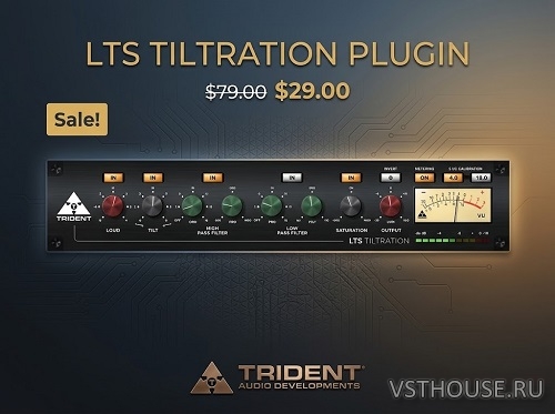 Trident Audio Developments - LTS Tiltration v2.0.1 VST3, AAX x64