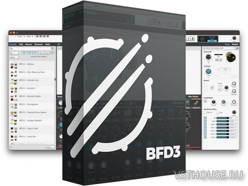 BFD Drums - BFD3 3.5.0.49 STANDALONE, VSTi, VSTi3, AAX x64