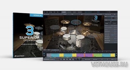 Toontrack - Superior Drummer 3.4.4 STANDALONE, VSTi, VSTi3, AAX x64