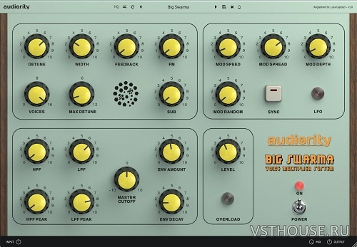 Audiority - Big Swarma v. 1.0.1 VST3, AAX,CLAP x64 [R2R] - плагин для обработки вокала 