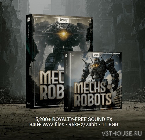 Boom Library - MECHS & ROBOTS DESIGNED (WAV)