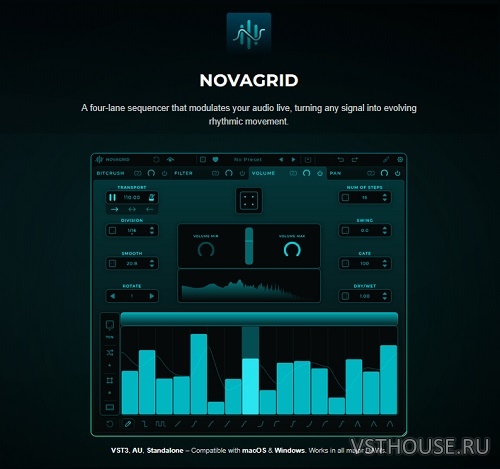 Mario Nieto - Novagrid v1.0.0 STANDALONE, VST3 x64 - эффект плагин 