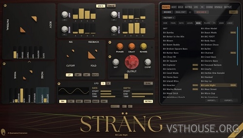 Quantastical Sound - STRANG 2 v.2.5.5 STANDALONE, VSTi3 x64 [MOCHA]