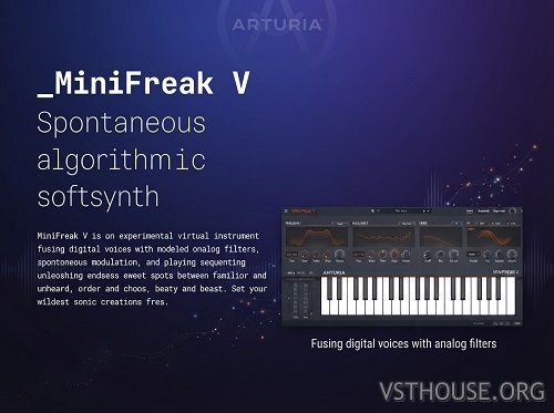 Arturia - MiniFreak V v5.0.0 VST, VST3, AAX, SAL х64 [V.R]