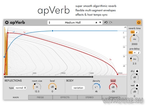 ApulSoft - ApVerb v.1.2.4 VST, VST3, AAX x64 [R2R]