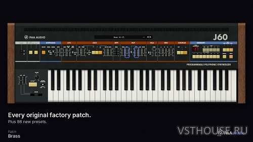PAA Audio - J60 v1.0.0 VSTi3 x64 [MOCHA]